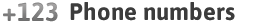 Phone Number